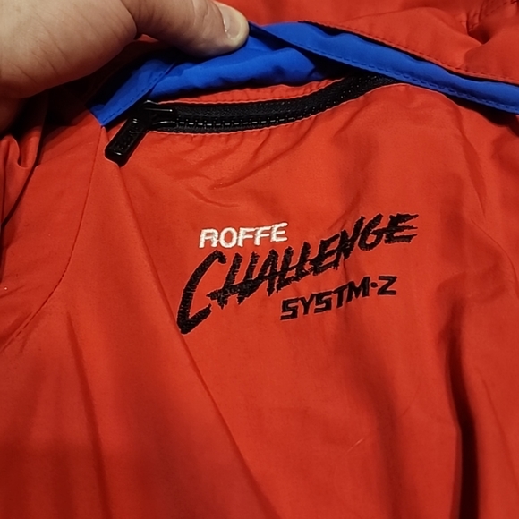 Roffe Challenge System-z ski jacket Ultrex Men’s Medium Size Red Made In USA - Picture 10 of 16